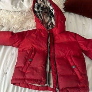 Burberry kids puffer jacket size 2t